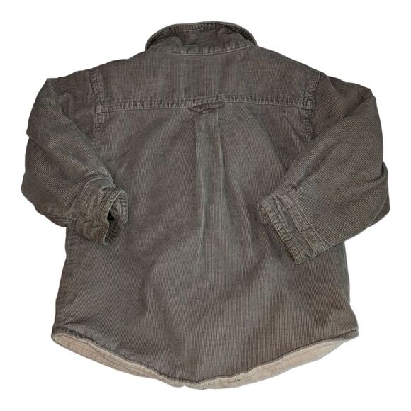 Faded Glory vintage tan corduroy and‎ fleece jacket 24 months - Picture 3 of 6